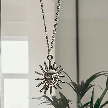 MIDDAY silver necklace