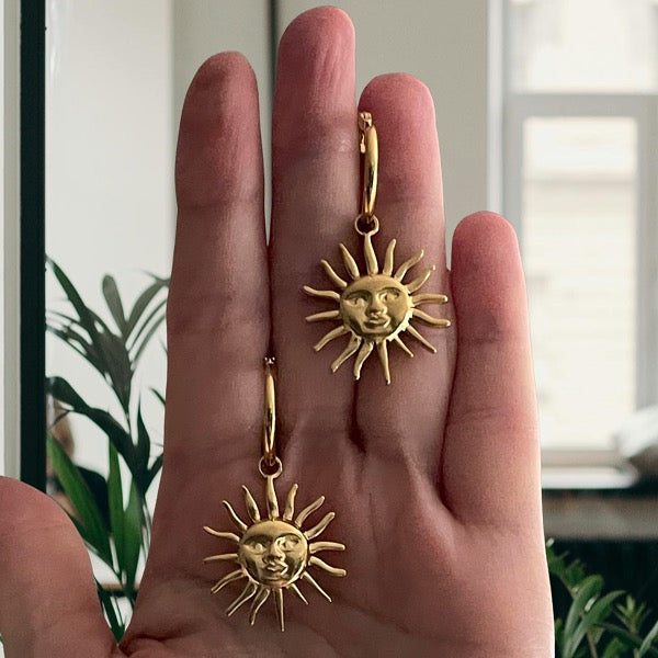 MIDDAY gold earrings