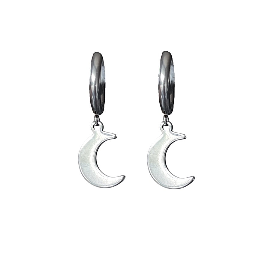 LUNA silver earrings