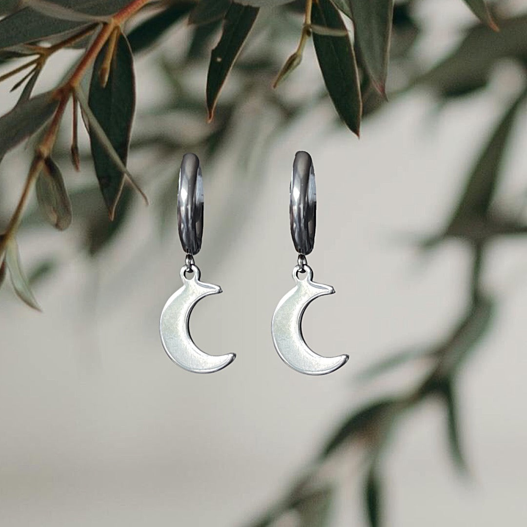 LUNA silver earrings